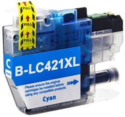 LC-421 XL | 1x Cyaan | Huismerk Cartridges voor Brother