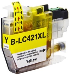 LC-421 XL | 1x Geel | Huismerk Cartridges voor Brother