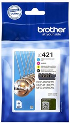LC-421 | 4 Pack | Origineel | Cartridges voor Brother