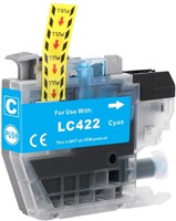 LC-422 XL | 1x Cyaan | Huismerk Cartridges voor Brother