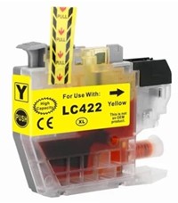 LC-422 XL | 1x Geel | Huismerk Cartridges voor Brother