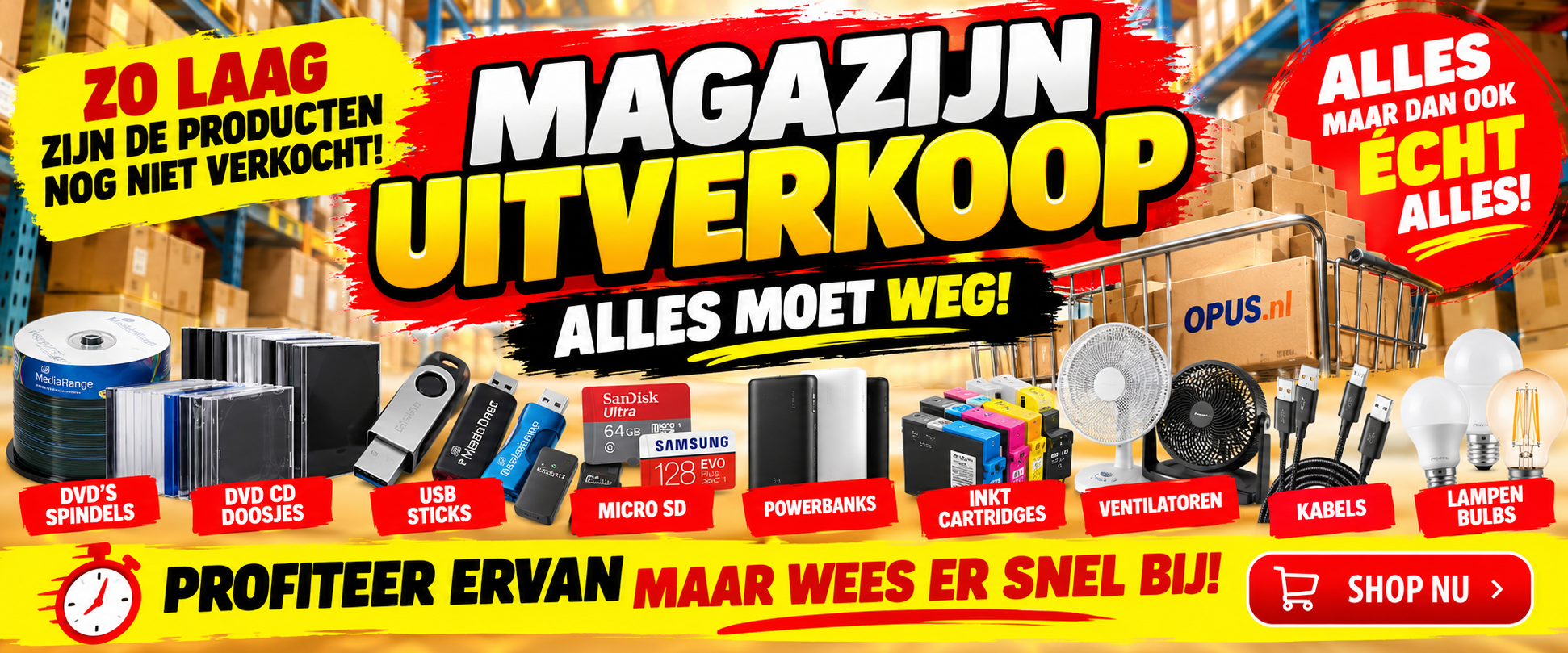 Voorpagina - Big - banner Slider - Magazijn