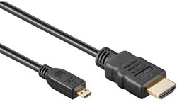 MediaRange | Kabel | HDMI Micro D Male | HDMI A Male | 1.0 mtr