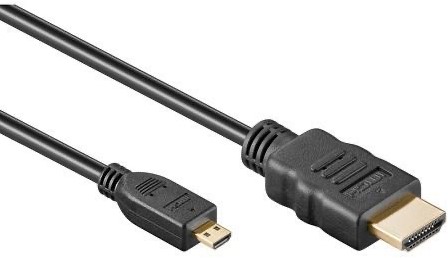 MediaRange | Kabel | HDMI Micro D Male | HDMI A Male | 1.0 mtr