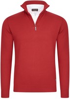 Como Mock pullover Zip Red S