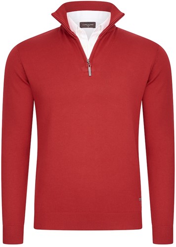 Como Mock pullover Zip Red S