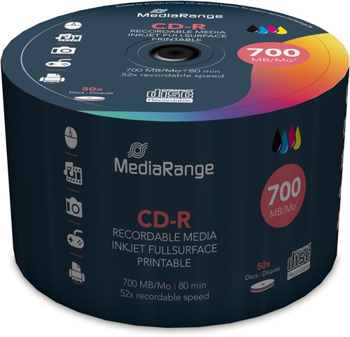 MEDIARANGE MRPL505-C  MediaRange MRPL505-C CD vergine CD-R 700 MB 100 pz