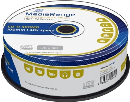 MediaRange | CD-R | 900 MB | 25 Stuks