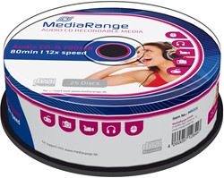 Mediarange | CD-R | 80 Min | Audio | Music | 25 Stuks
