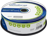 MediaRange | DVD-R | 4.7 GB | 25 Stuks