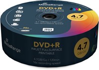 MediaRange | DVD+R | 4.7 GB | Inkjet Printable | 25 Stuks-2
