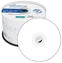 MediaRange | DVD-R | 4.7 GB | Inkjet Printable | Medical Line | 50 Stuks