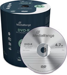 MediaRange | DVD-R | 4.7 GB | 100 Stuks