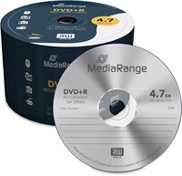 MediaRange | DVD+R | 4.7 GB | 50 Stuks