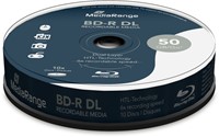 MediaRange | BD-R | DL | 50 GB | 6x Speed | Cakebox | 10 Stuks-2