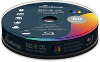 MediaRange | BD-R | DL | 50 GB | Full-Printable | 6x Speed | Cakebox | 10 Stuks-2