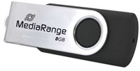 MediaRange | USB Stick | 8 GB | USB 2.0 | Twister | Zwart-3