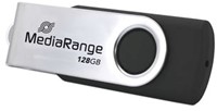 MediaRange | USB Stick | 128 GB | USB 2.0 | Twister | Zwart-3