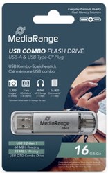 MediaRange | USB Stick | 16 GB | USB 3.1 | USB-A + USB-C