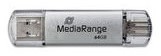 MediaRange | USB Stick | 64 GB | USB 3.2 Gen 1 | USB-A + USB-C | 100R/40W-2
