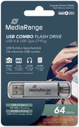 MediaRange | USB Stick | 64 GB | USB 3.1 | USB-A + USB-C