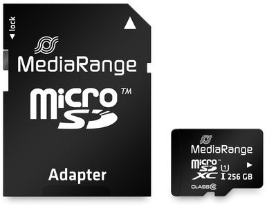 MediaRange | MicroSDXC | 256 GB | UHS-I-2