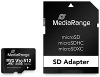 MediaRange | MicroSDXC | 512 GB | UHS-I-2