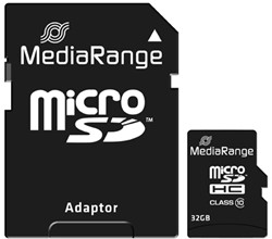 MediaRange | MicroSDHC | 32 GB | Class 10