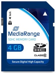 MediaRange | SDHC | 4 GB | Class 10