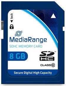 MediaRange | SDHC | 8 GB | Class 10