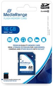 MediaRange | SDHC | 16 GB | Class 10-2