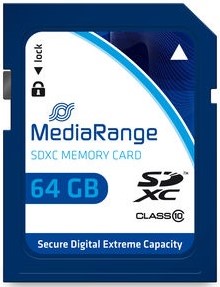 MediaRange | SDXC | 64 GB | Class 10