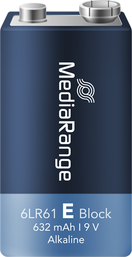 MediaRange | Batterijen | Alkaline | 9V | 6LR61 | 1 Stuk-2