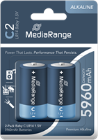 MediaRange | Batterijen | Alkaline | C | LR14 | 12 Stuks-2
