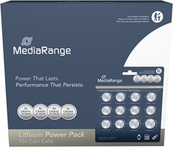 MediaRange | Batterijen | Lithium | CR2016-CR2025-CR2032-CR2450 | 72 Stuks