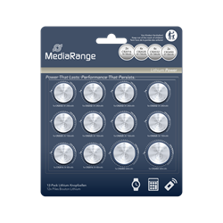 MediaRange | Batterijen | Lithium | CR2016-CR2025-CR2032-CR2450 | 12 Stuks