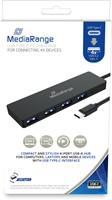 MediaRange | Hub | USB-C | USB 3.0 | 1 > 4-poorten-2