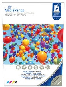 MediaRange | Inkjet papier | Glossy | Dubbelzijdig | A4 | 220 gr/m2 | 50 vel