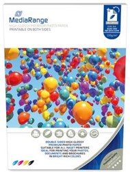 MediaRange | Inkjet papier | Glossy | Dubbelzijdig | A4 | 220 gr/m2 | 50 vel
