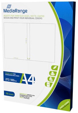 MediaRange | Cover Inserts | DVD | 14mm | 50 stuks