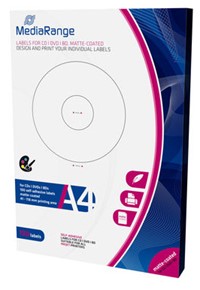 MediaRange | Labels | CD | 41-118mm | 100 stuks