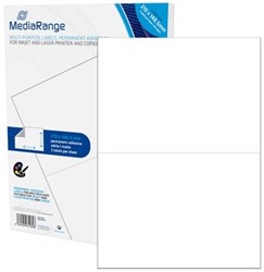 MediaRange | A4 | Etiketten | 210 x 148mm | 50 vel
