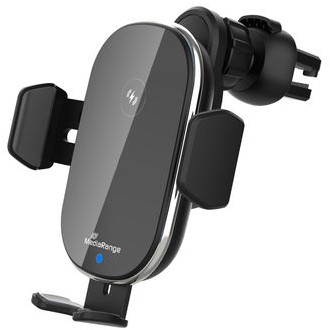 MediaRange | Smartphonehouder | Sluit Automatische | Qi Lader | Quick Charge | Ventilatierooster