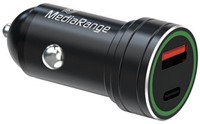 MediaRange | Auto Oplader | 12 Volt | 1x USB-A | 1x USB-C | 20W-3