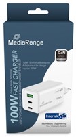 MediaRange | Oplader | 1x USB-A | 2x USB-C | 100 Watt | Wit-2
