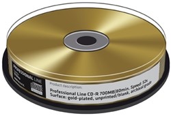 MediaRange | CD-R | 700 MB | Gold | 10 stuks