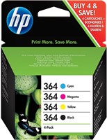 364 | 4 Pack | Origineel | Cartridge voor HP