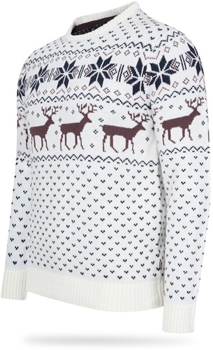 Bormio  Noorse trui Off White S