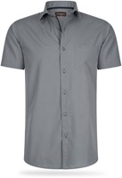 Palermo Shirt Basic S/S Charchoal S