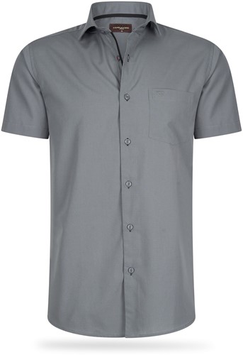 Palermo Shirt Basic S/S Charchoal S
